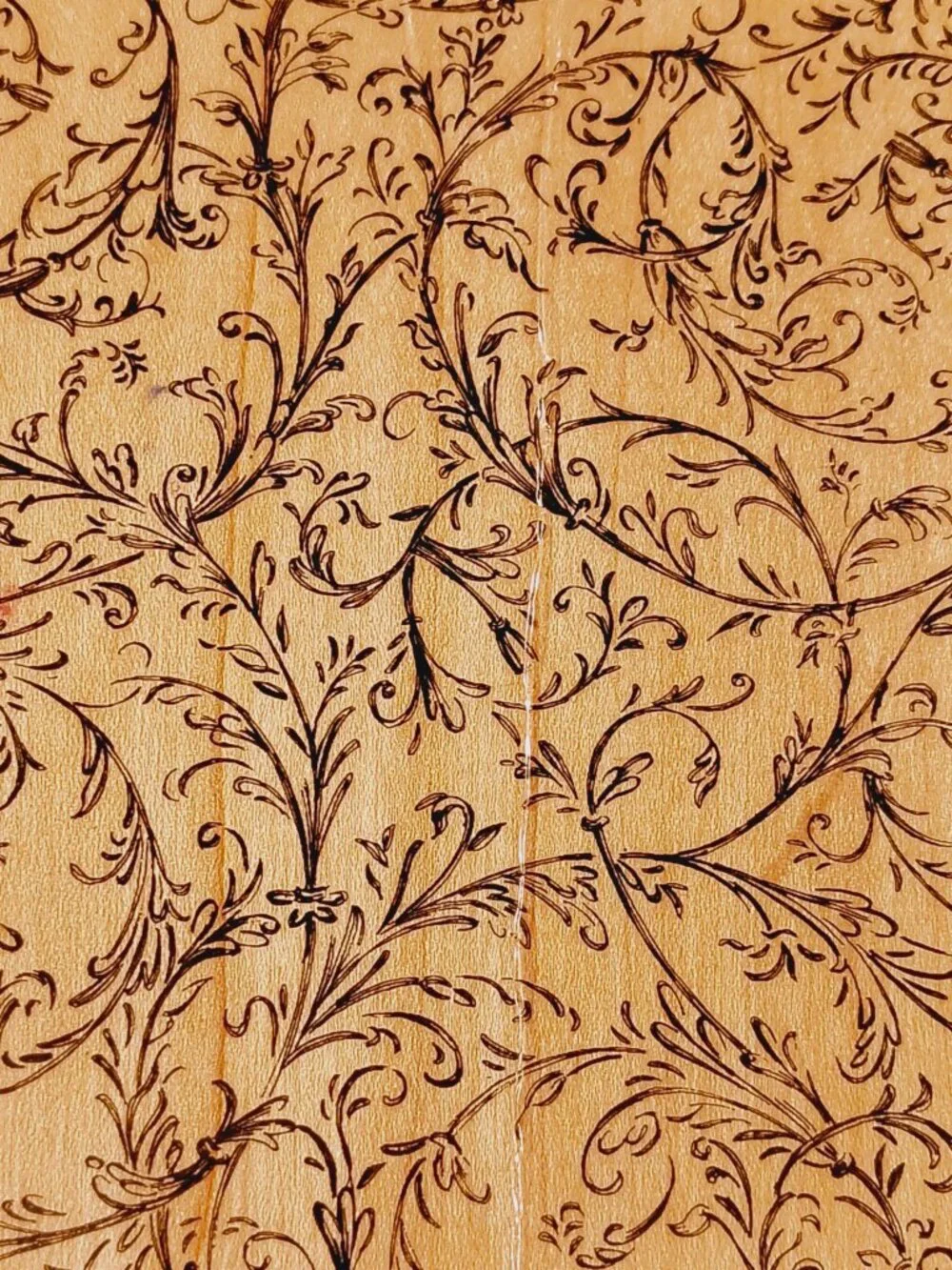 Stampin Up 2002 Filigree Large Background Rubber Stamp